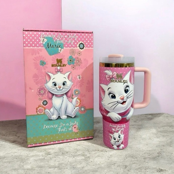 Disney Other - Customized Stanley Pink Disney Marie